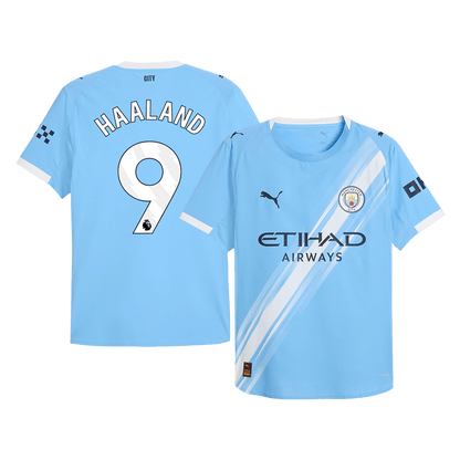 Player Version Manchester City Jersey Custom HAALAND #9 Soccer Jersey Home 2025/26