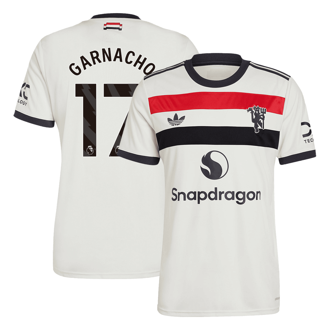 GARNACHO #17 Manchester United Third Away Soccer Jersey 2024/25