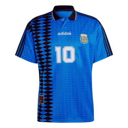 Retro #10 1994 Argentina Away Soccer Jersey