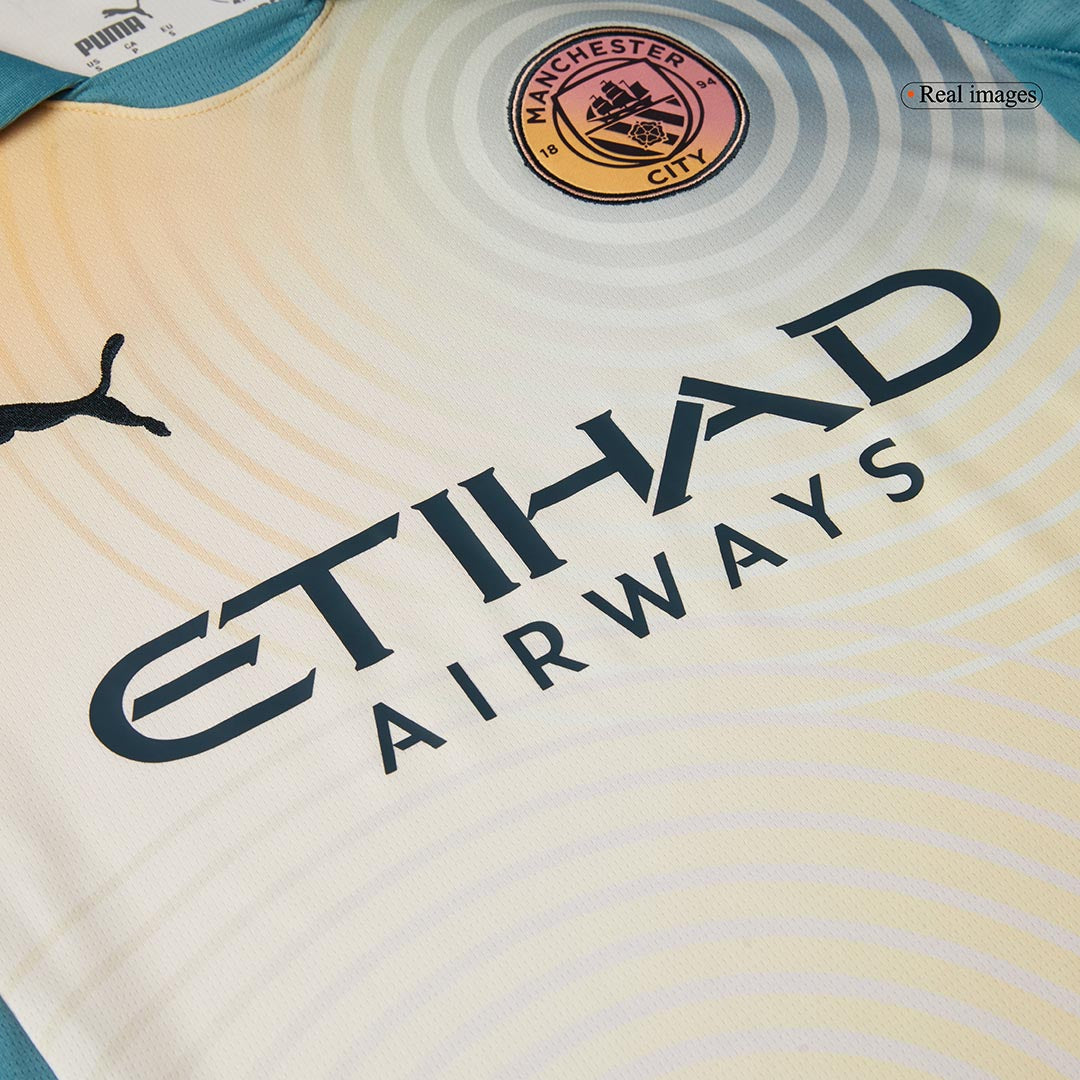 Manchester City Fourth Away Soccer Jersey Kit(Jersey+Shorts) 2024/25 - Definitely City