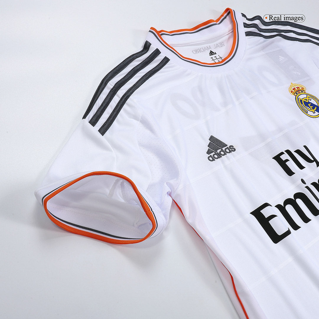 Real Madrid Retro Jersey Custom Soccer Jersey Home 2013/14