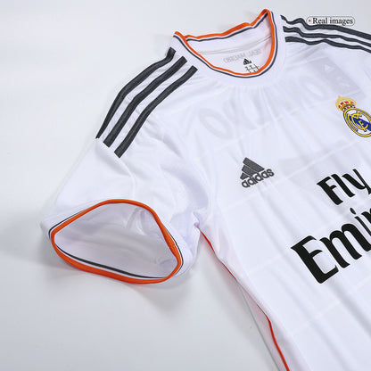 Real Madrid Retro Jersey Custom Soccer Jersey Home 2013/14