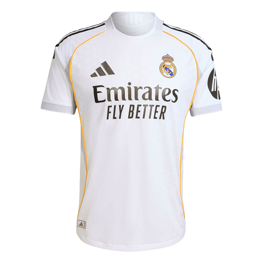 Player Version Real Madrid Jersey Custom Soccer Jersey Home 2025/26