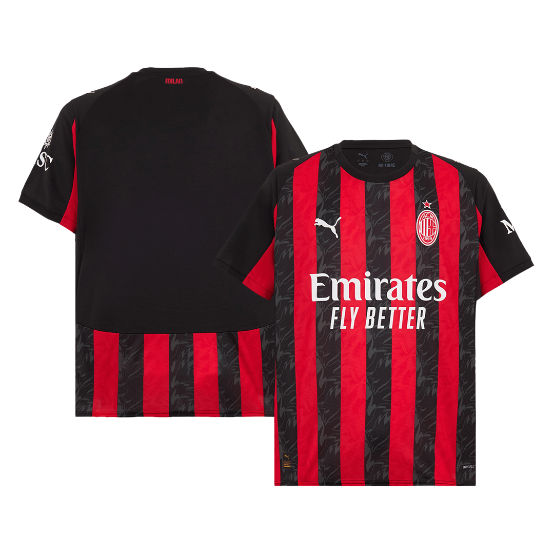 AC Milan Jersey Custom Soccer Jersey Home 2025/26