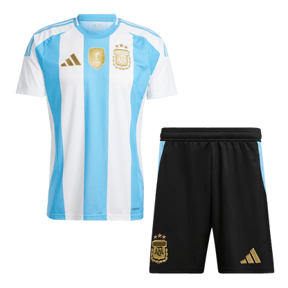 Argentina Home Soccer Jersey Kit(Jersey+Shorts) 2024