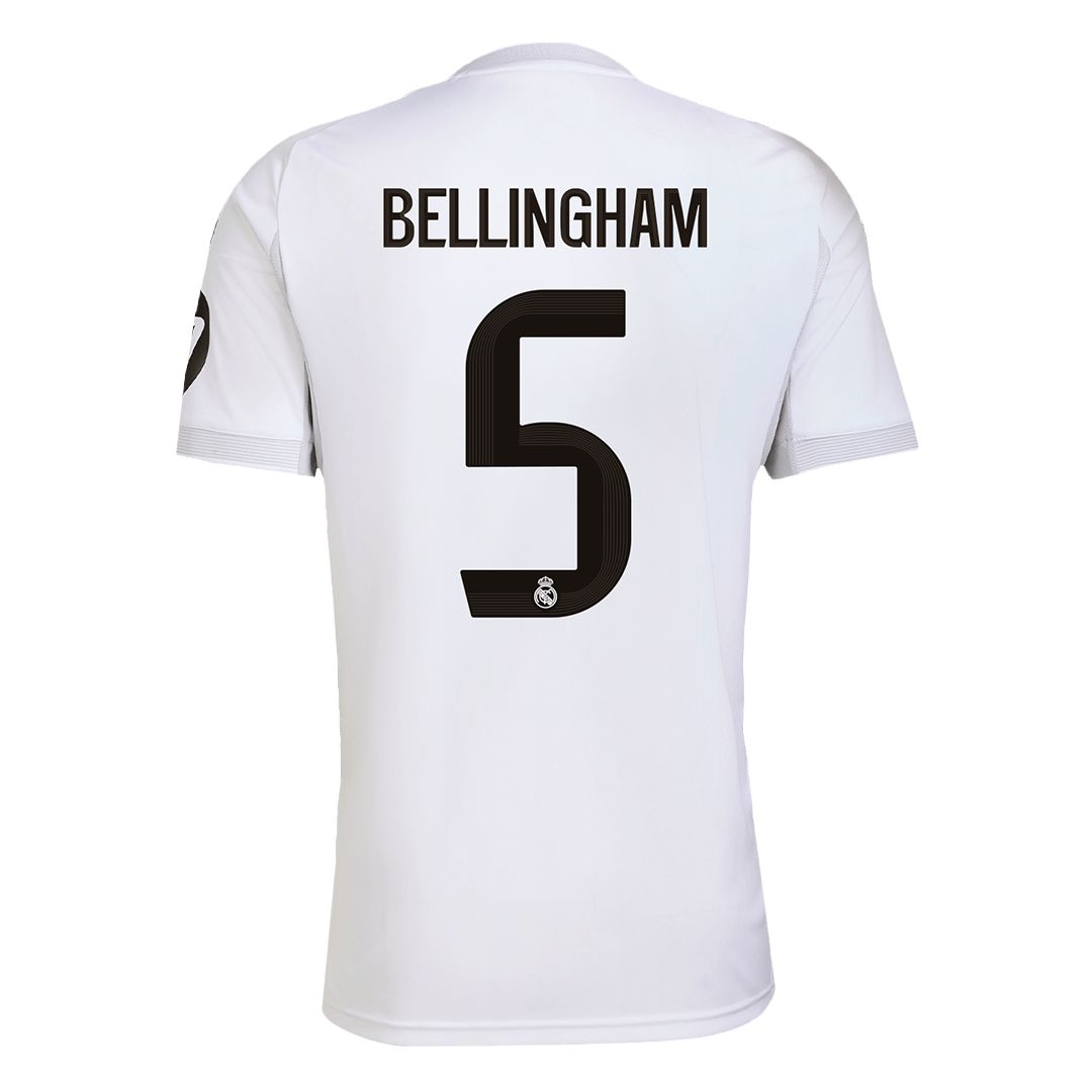 Real Madrid Jersey Custom BELLINGHAM #5 Soccer Jersey Home 2025/26