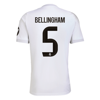 Real Madrid Jersey Custom BELLINGHAM #5 Soccer Jersey Home 2025/26