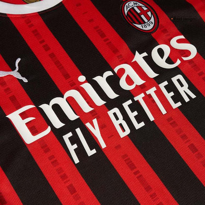 Camiseta de fútbol de manga larga de local del AC Milan 2024/25