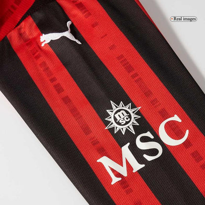 Camiseta de fútbol de manga larga de local del AC Milan 2024/25
