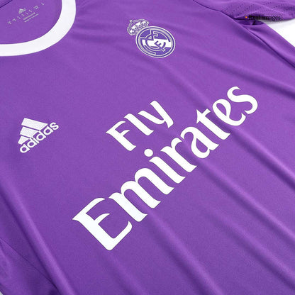 Retro 2016/17 Real Madrid Away Long Sleeve Soccer Jersey