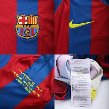 Retro MESSI #30 2005/06 Barcelona Home Soccer Jersey - UCL Final