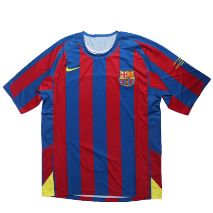 Retro MESSI #30 2005/06 Barcelona Home Soccer Jersey - UCL Final