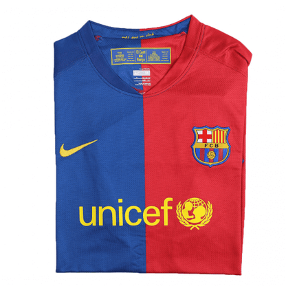 Retro 2008/09 Barcelona Home Soccer Jersey - UCL Final