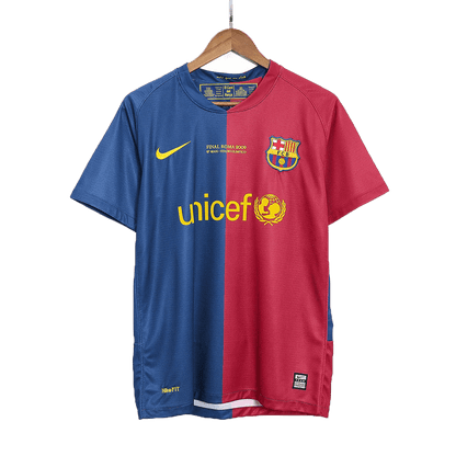 Retro 2008/09 Barcelona Home Soccer Jersey - UCL Final