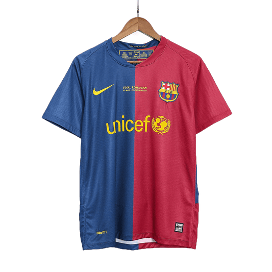 Retro 2008/09 Barcelona Home Soccer Jersey - UCL Final