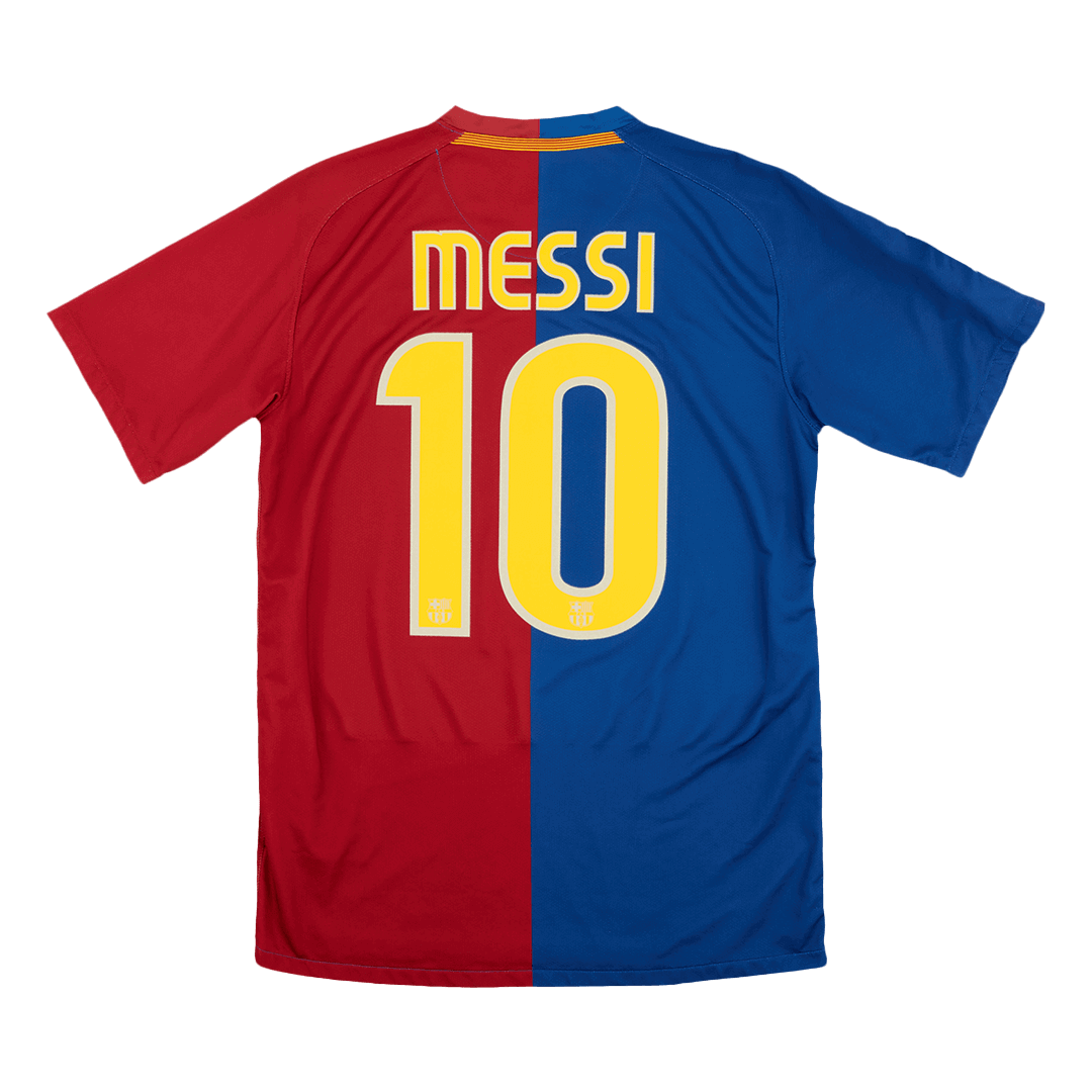 Retro MESSI #10 2008/09 Barcelona Home Soccer Jersey - UCL