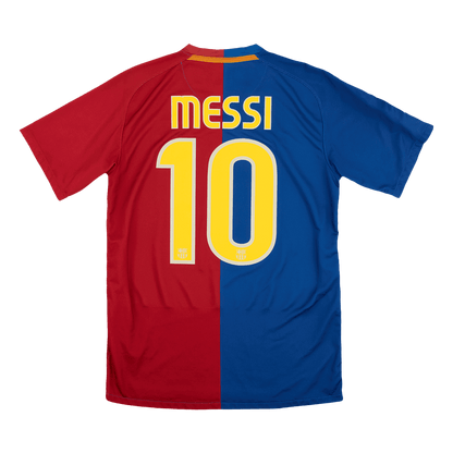 Retro MESSI #10 2008/09 Barcelona Home Soccer Jersey - UCL