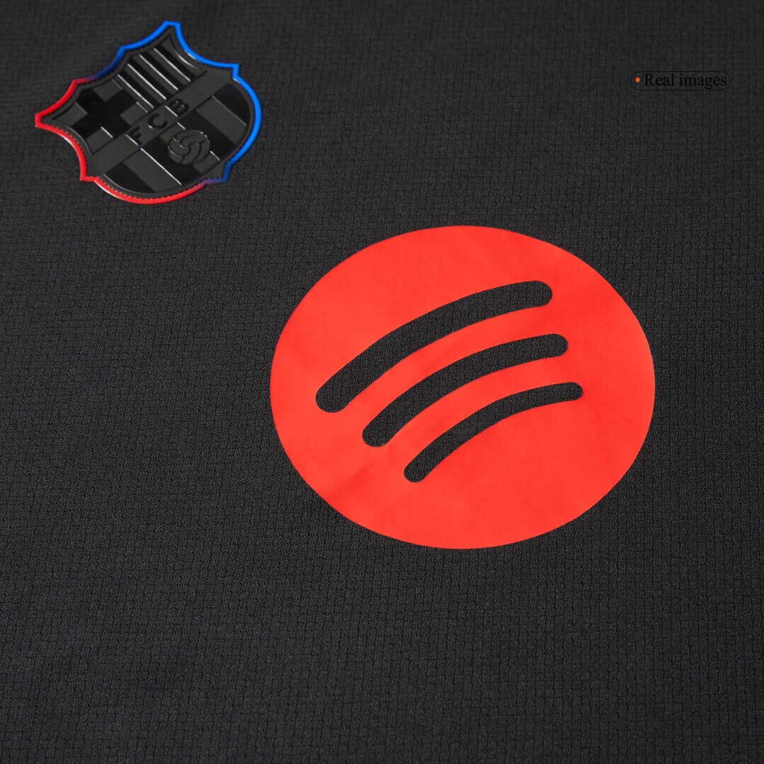 Barcelona Away Soccer Jersey 2024/25 Spotify Logo Without Text