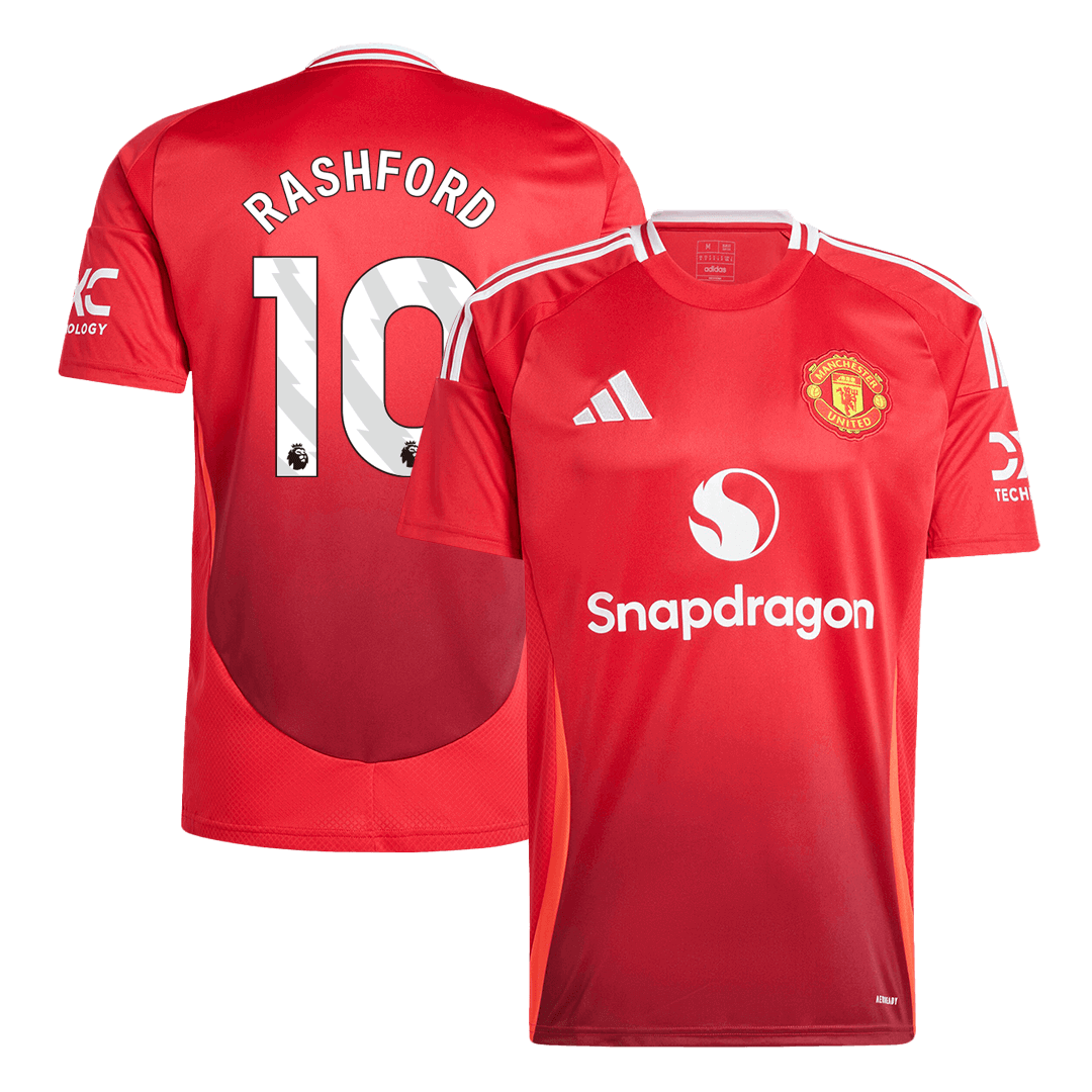 RASHFORD #10 Manchester United Home Soccer Jersey 2024/25