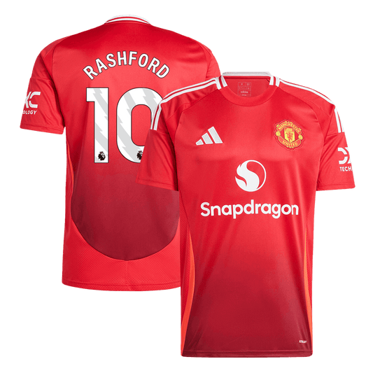 RASHFORD #10 Manchester United Home Soccer Jersey 2024/25