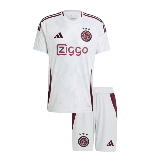 Kid's Ajax Third Away Soccer Jersey Kit 2024/25