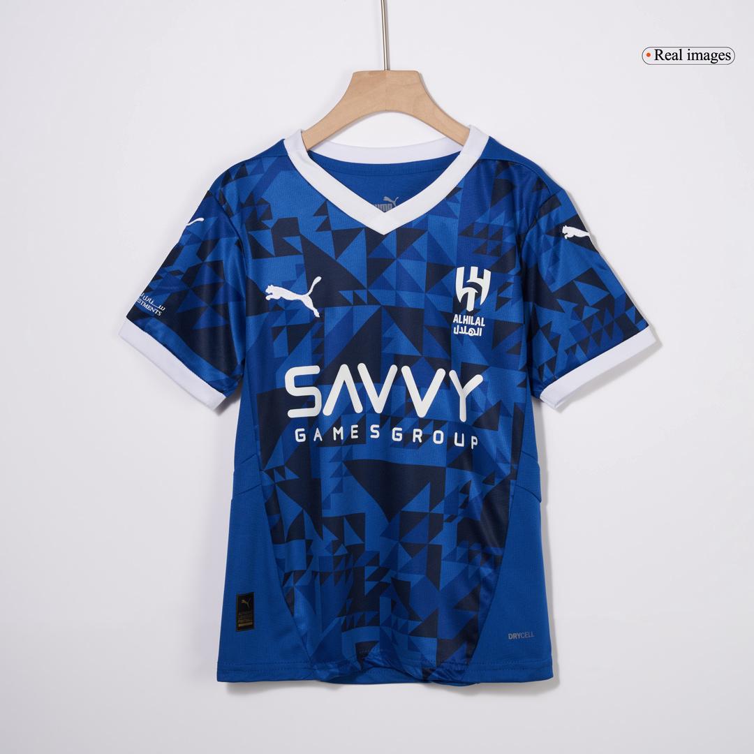 Kid's Al Hilal SFC Home Soccer Jersey Kit 2024/25