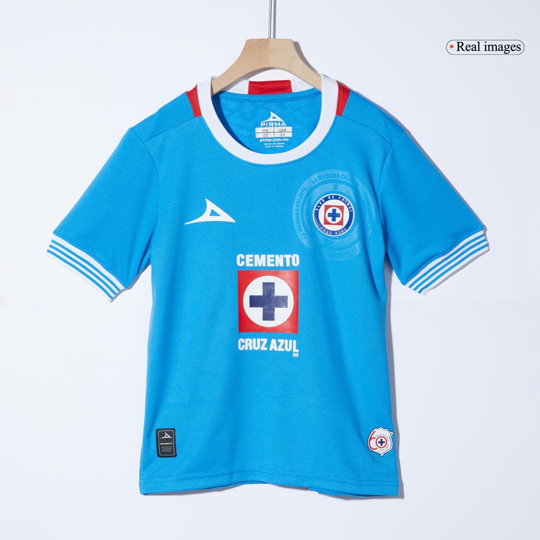 Kid's Cruz Azul Home Soccer Jersey Kit 2024/25