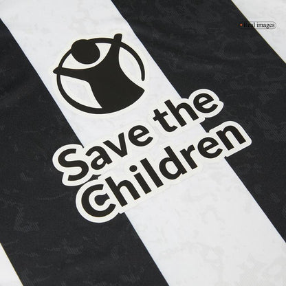 Juventus Home Soccer Jersey 2024/25- Save The Children Sponsor