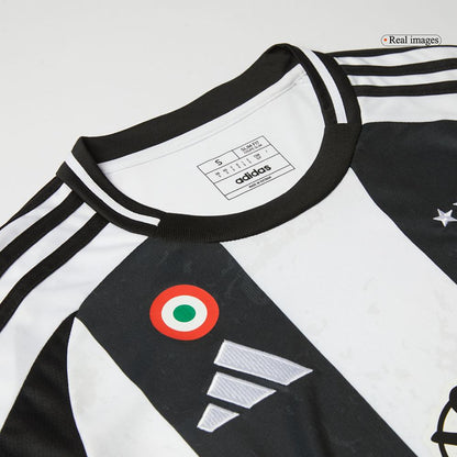 Juventus Home Soccer Jersey 2024/25- Save The Children Sponsor