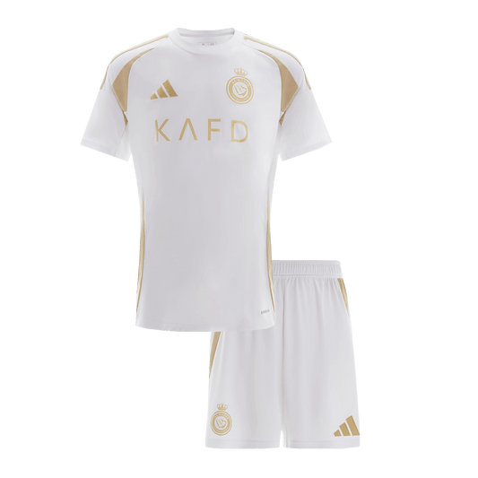 Kid's Al Nassr Third Away Soccer Jersey Kit 2024/25