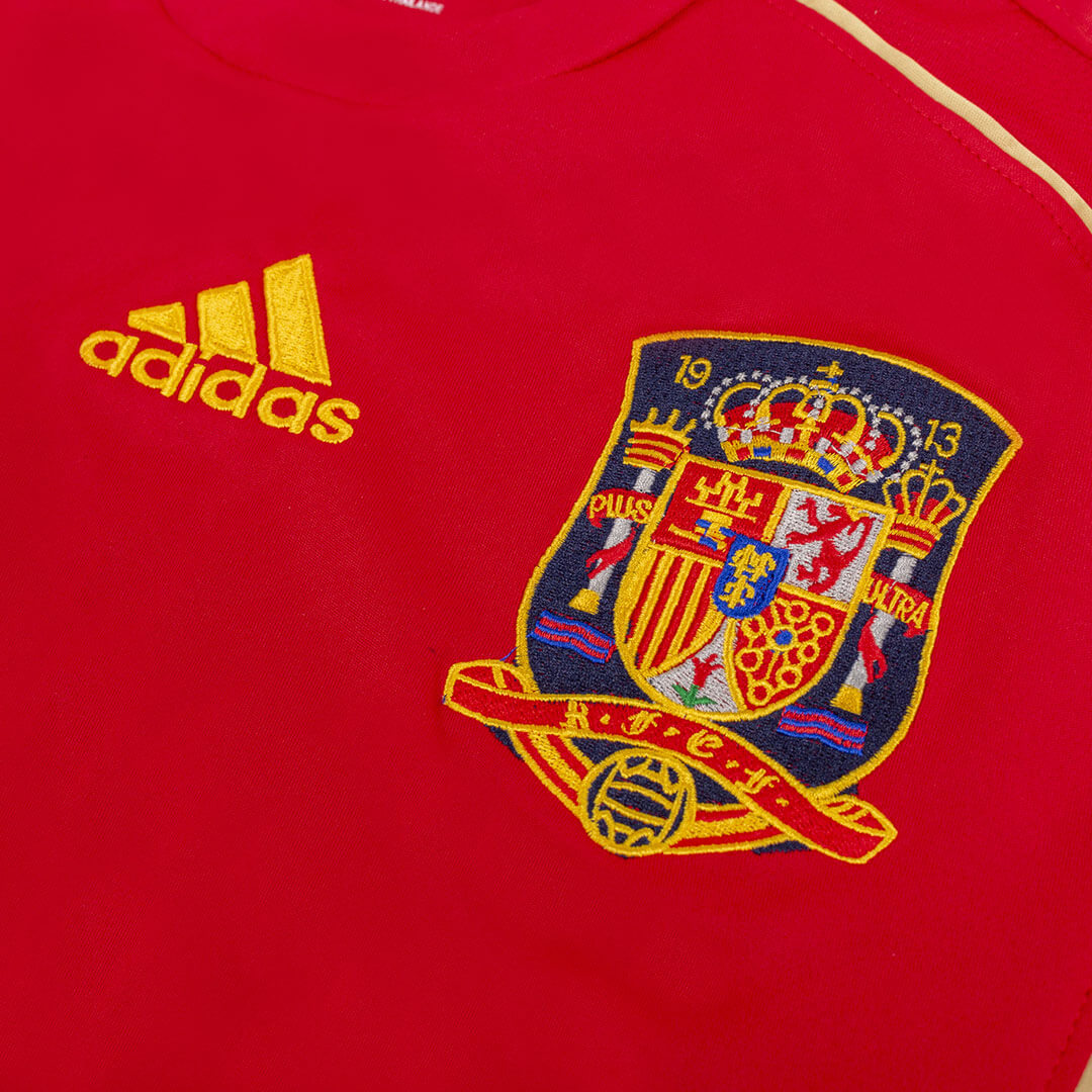 Retro 2008 Spain Home Soccer Jersey