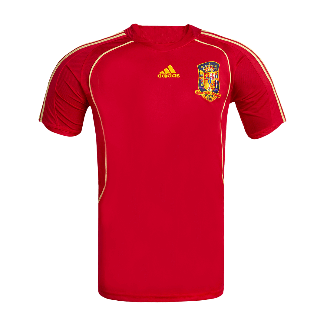 Retro 2008 Spain Home Soccer Jersey