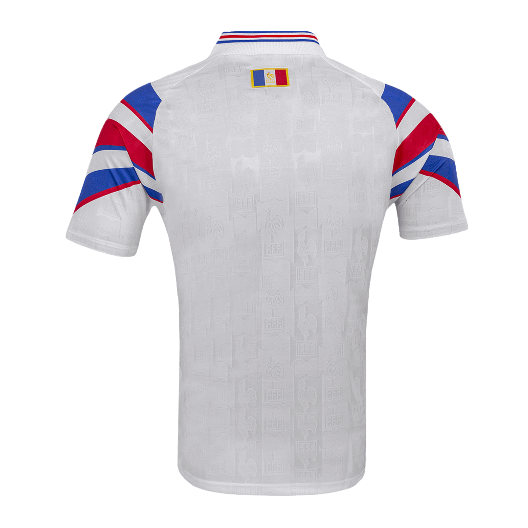 Retro 1996 France Away Soccer Jersey