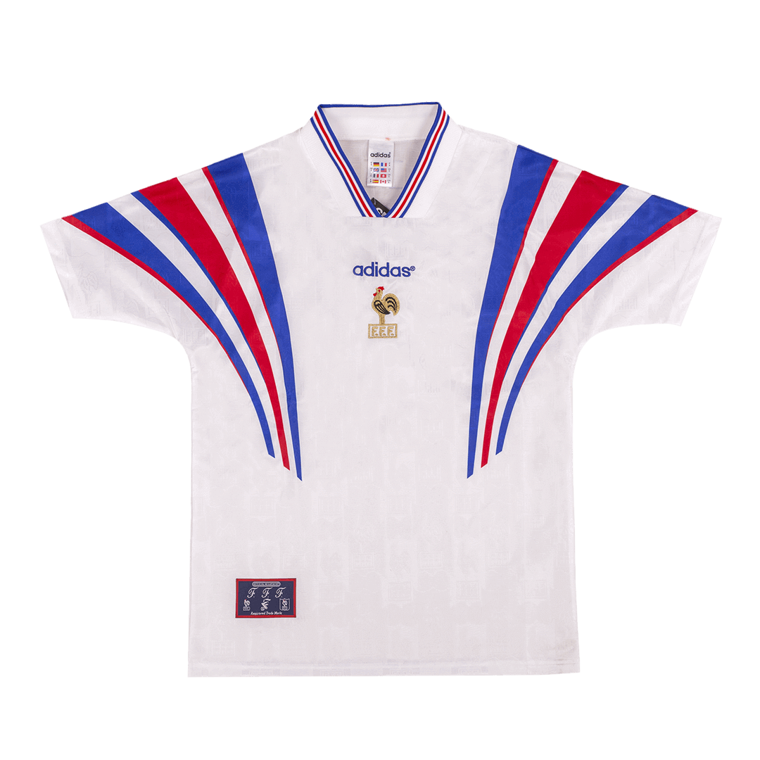 Retro 1996 France Away Soccer Jersey