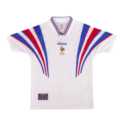 Retro 1996 France Away Soccer Jersey