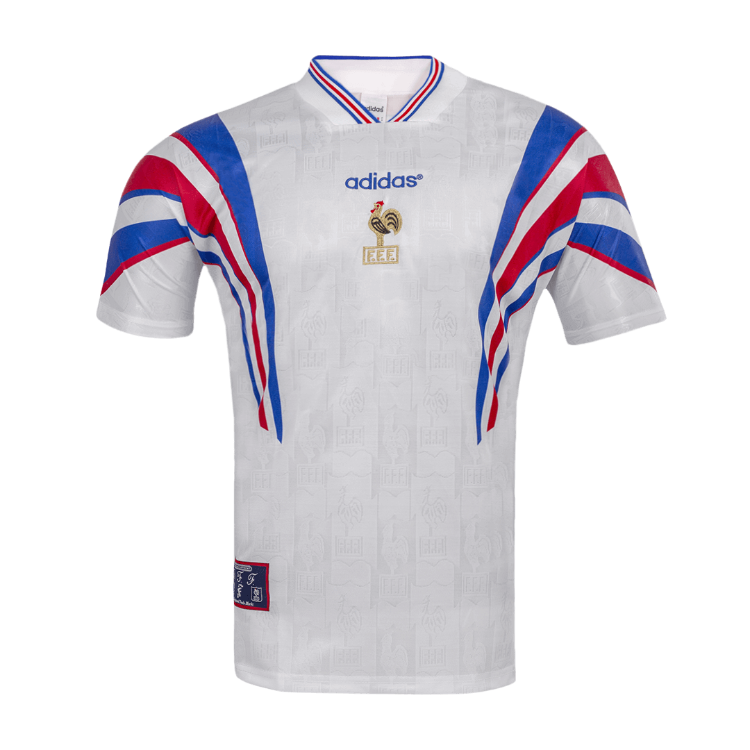 Retro 1996 France Away Soccer Jersey