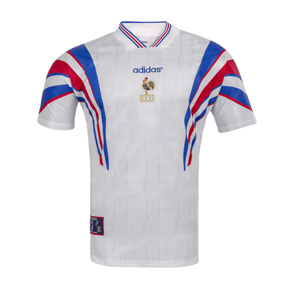 Retro 1996 France Away Soccer Jersey