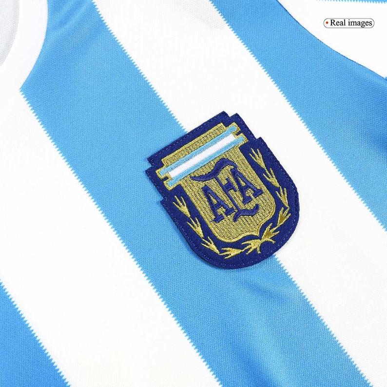 Retro 1986 Argentina Home Soccer Jersey