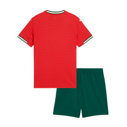 Kid's Portugal Home Soccer Jersey Kit(Jersey+Shorts) 2025