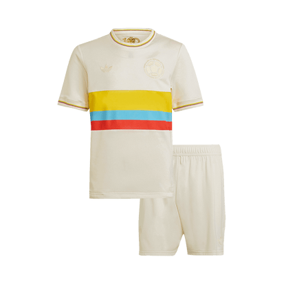 Kid's Colombia Soccer Jersey Kit(Jersey+Shorts) 2024 - 100th Anniversary