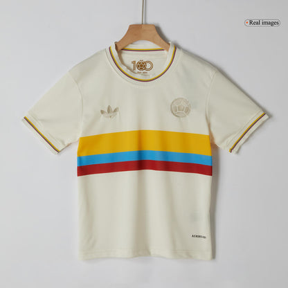 Kid's Colombia Soccer Jersey Kit(Jersey+Shorts) 2024 - 100th Anniversary