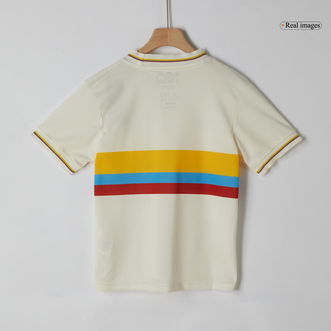 Kid's Colombia Soccer Jersey Kit(Jersey+Shorts) 2024 - 100th Anniversary