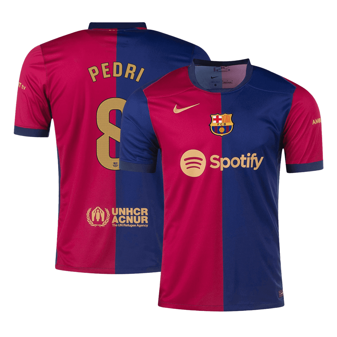 PEDRI #8 Barcelona Home soccer jersey 2024/25