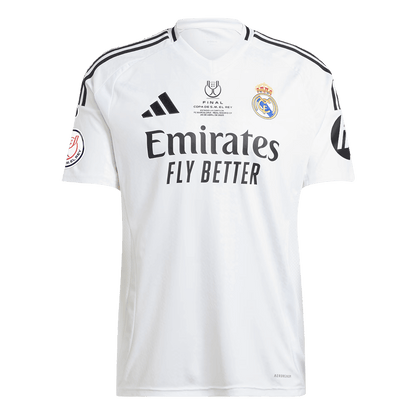 Real Madrid Jersey Custom Soccer Jersey Home 2024/25 Copa del Rey Final