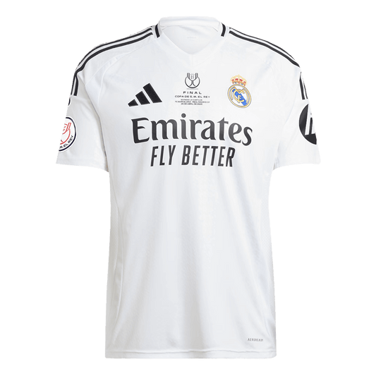 Real Madrid Jersey Custom Soccer Jersey Home 2024/25 Copa del Rey Final