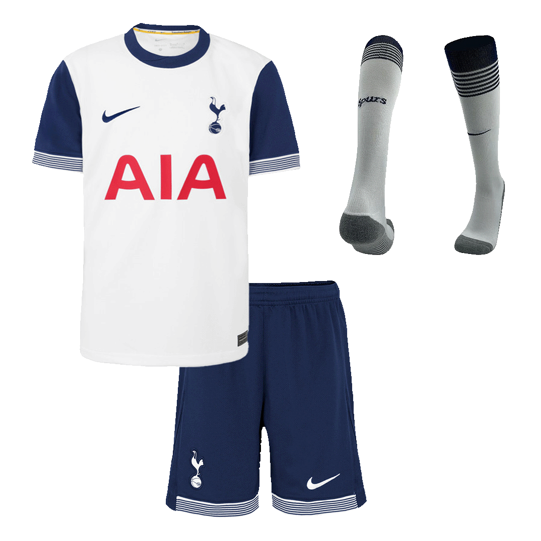 Kid's Tottenham Hotspur Home Soccer Jersey Kit(Shirt+Shorts+Socks) 2024/25