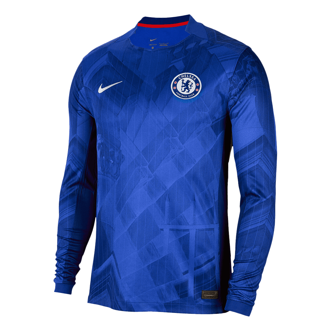 Chelsea Long Sleeve Jersey Home Football Shirt 2025/26