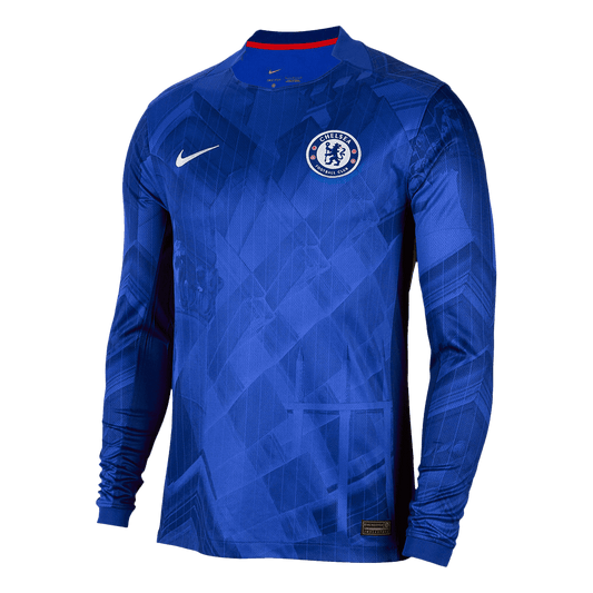 Chelsea Long Sleeve Jersey Home Football Shirt 2025/26