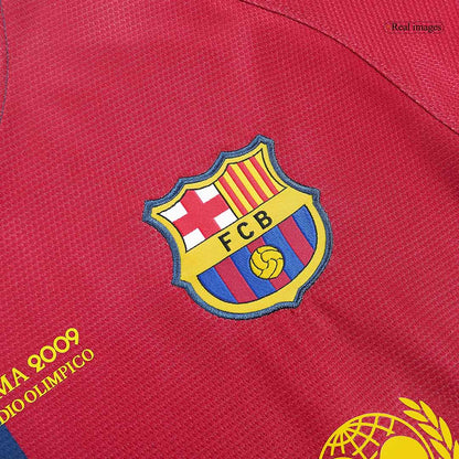 Barcelona Retro Jersey Custom A.INIESTA #8 Soccer Jersey Home 2008/09 UCL Final