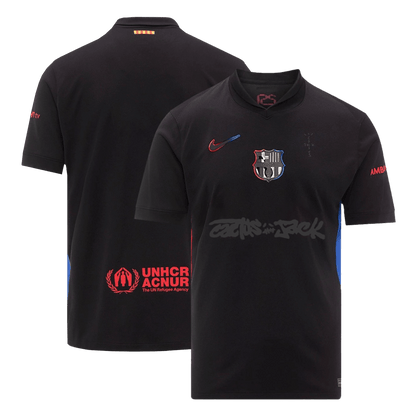 Barcelona X Travis Scott Jersey Custom Soccer Jersey Away 2024/25